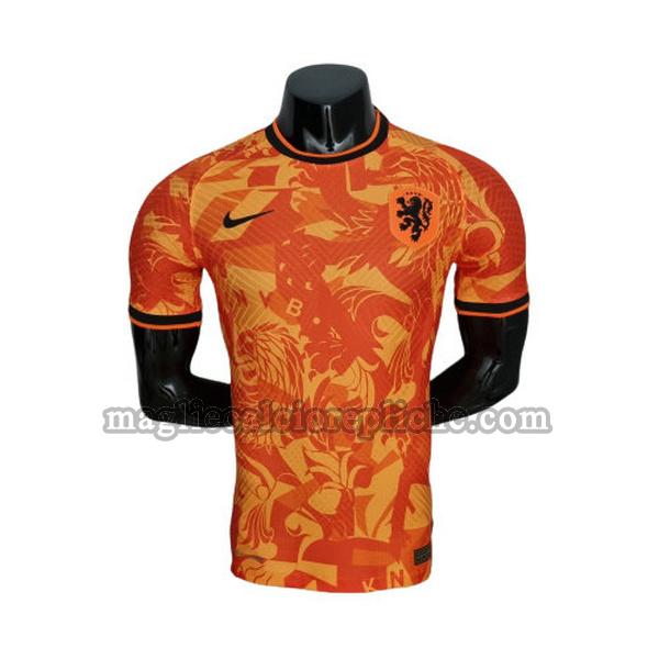 magliette formazione calcio olanda 2022 player arancione