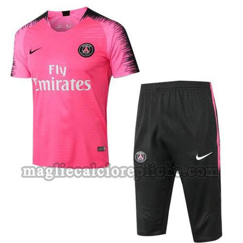 magliette formazione calcio psg 2018-2019 completo rosa