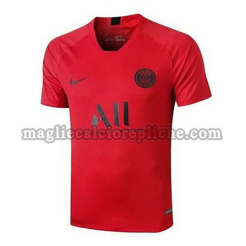 magliette formazione calcio psg 2019-2020 rosso