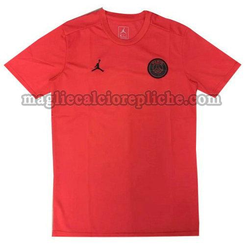 magliette formazione calcio psg jordan 2019-2020 rosso