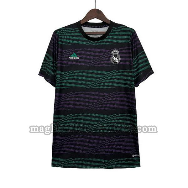 magliette formazione calcio real madrid 2023 verde purple