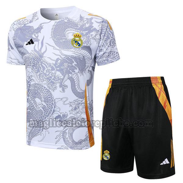 magliette formazione calcio real madrid 2024 2025 completo grigio