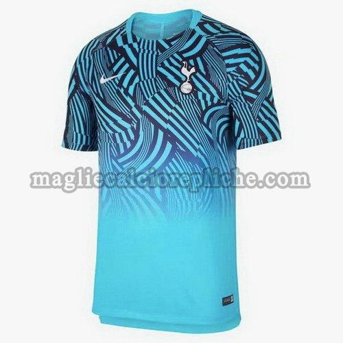 magliette formazione calcio tottenham hotspur 2018-2019 blu