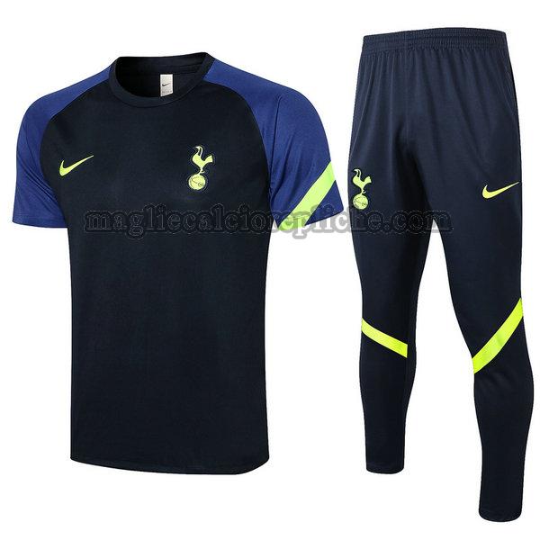 magliette formazione calcio tottenham hotspur 2021 2022 completo nero