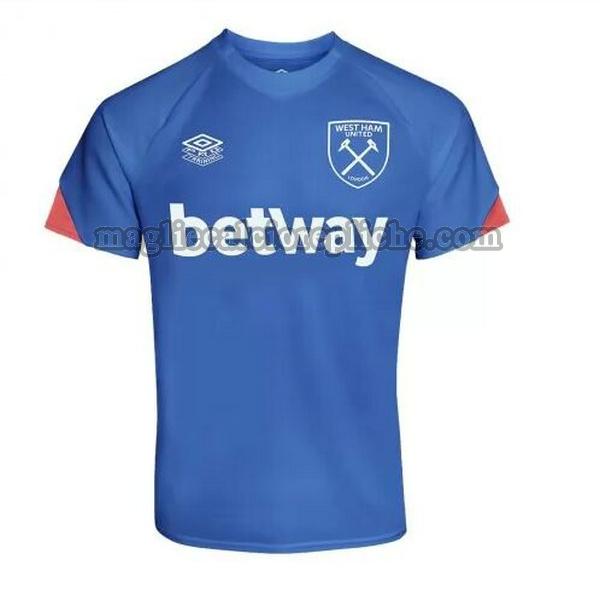 magliette formazione calcio west ham 2021 2022 blu