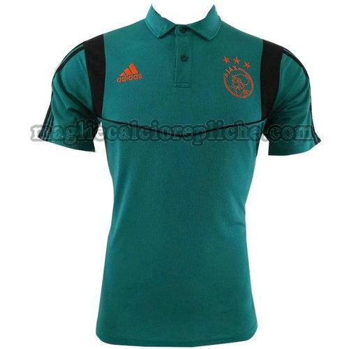 magliette polo calcio ajax 2019-2020 verde