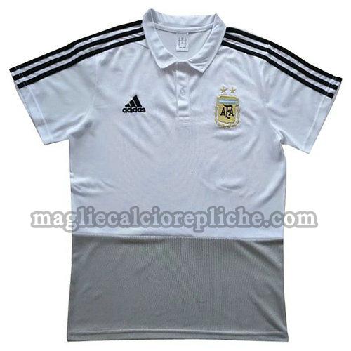 magliette polo calcio argentina 2018 bianco