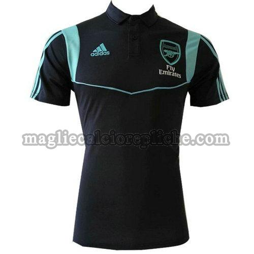 magliette polo calcio arsenal 2019-2020 nero