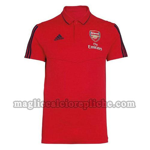 magliette polo calcio arsenal 2019-20 rosso