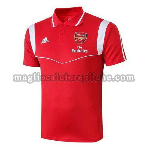 magliette polo calcio arsenal 2019 2020 rosso