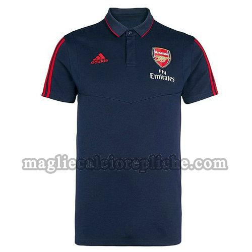 magliette polo calcio arsenal 2019 20 blu