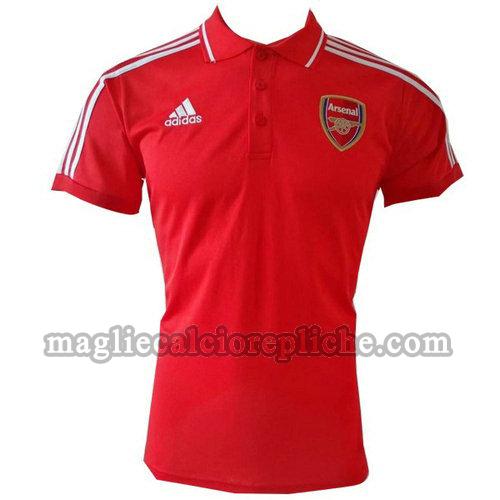 magliette polo calcio arsenal 2020 rosso