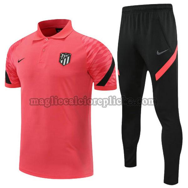 magliette polo calcio atlético madrid 2022 completo rosa