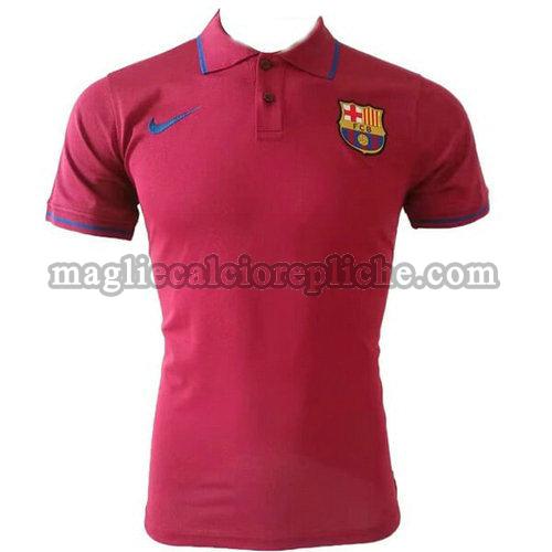 magliette polo calcio barcellona 2019-2020 rosso