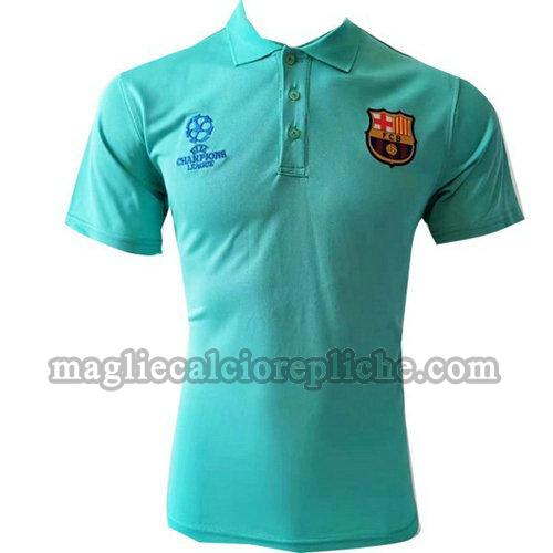 magliette polo calcio barcellona 2019-2020 verde