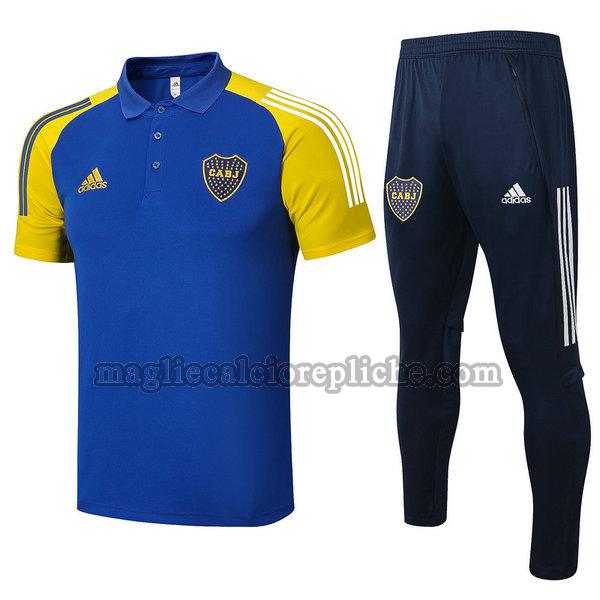 magliette polo calcio boca juniors 2021 2022 completo blu