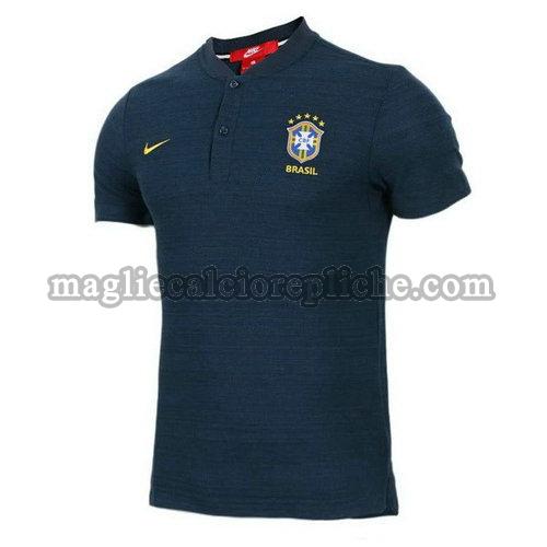 magliette polo calcio brasile 2018 marina
