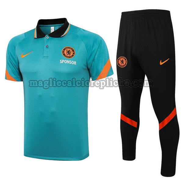 magliette polo calcio chelsea 2021 2022 completo verde