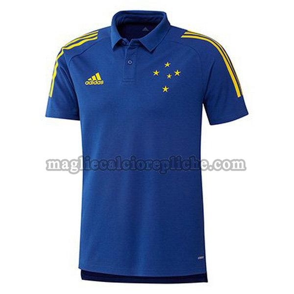 magliette polo calcio cruzeiro 2021 2022 blu