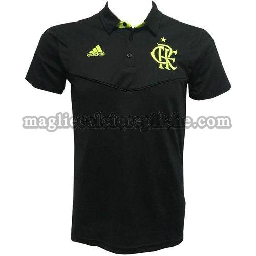 magliette polo calcio flamengo 2019-2020 nero