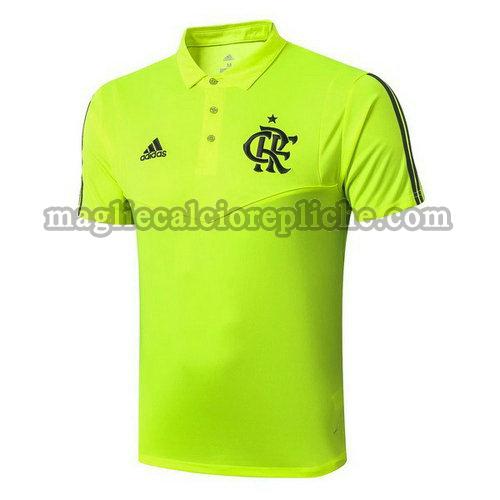 magliette polo calcio flamengo 2019-2020 verde