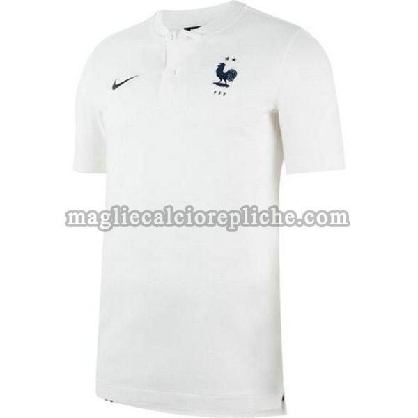 magliette polo calcio francia 2020-2021 bianco