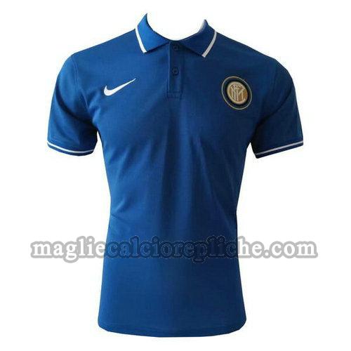 magliette polo calcio inter 2019-2020 blu