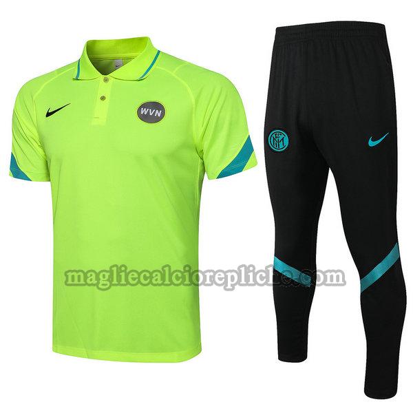 magliette polo calcio inter 2021 2022 completo verde