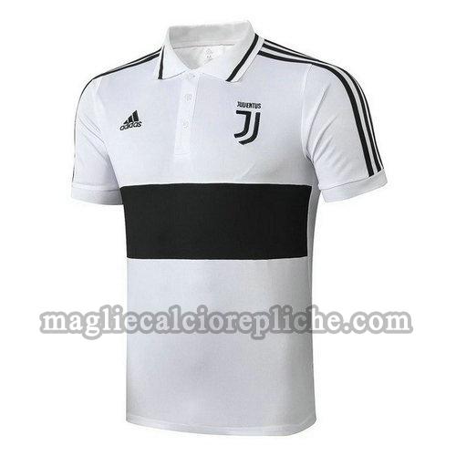 magliette polo calcio juventus 2019-2020 bianco nero