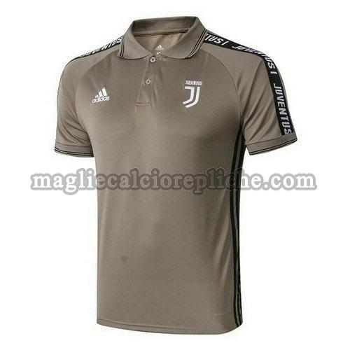 magliette polo calcio juventus 2019-2020 marrone