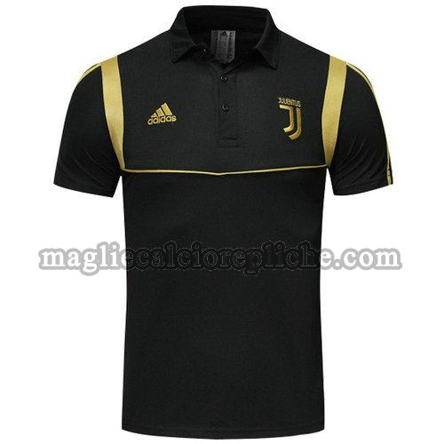 magliette polo calcio juventus 2019-2020 nero giallo