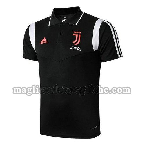 magliette polo calcio juventus 2019 20 nero rosa