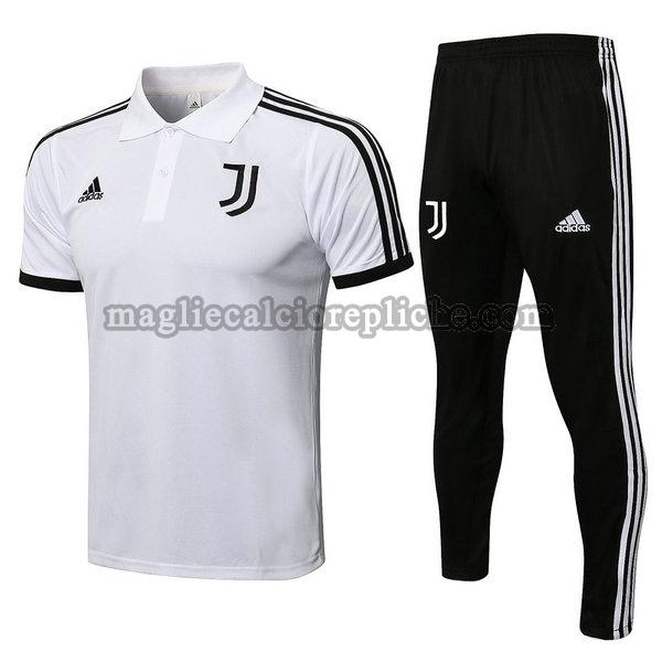 magliette polo calcio juventus 2021 2022 completo bianco