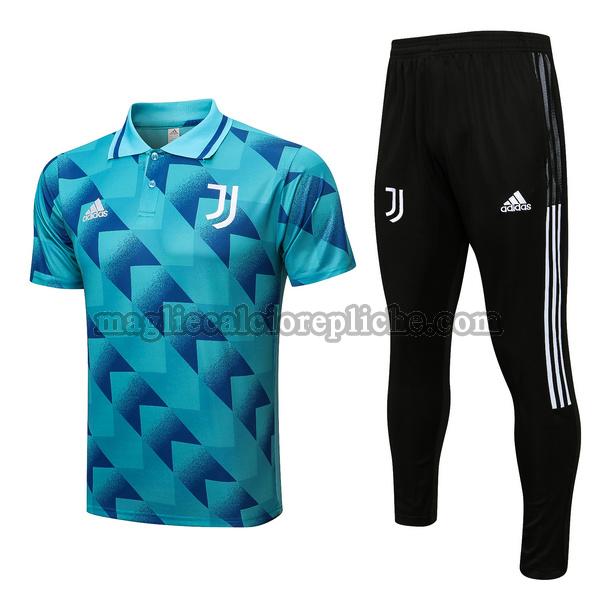 magliette polo calcio juventus 2022 2023 completo blu