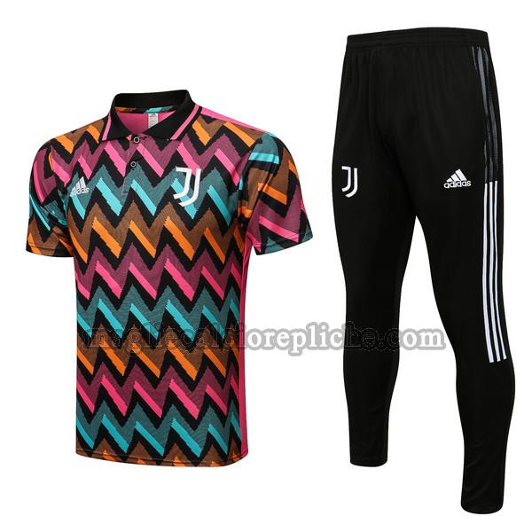 magliette polo calcio juventus 2022 2023 completo rosa verde