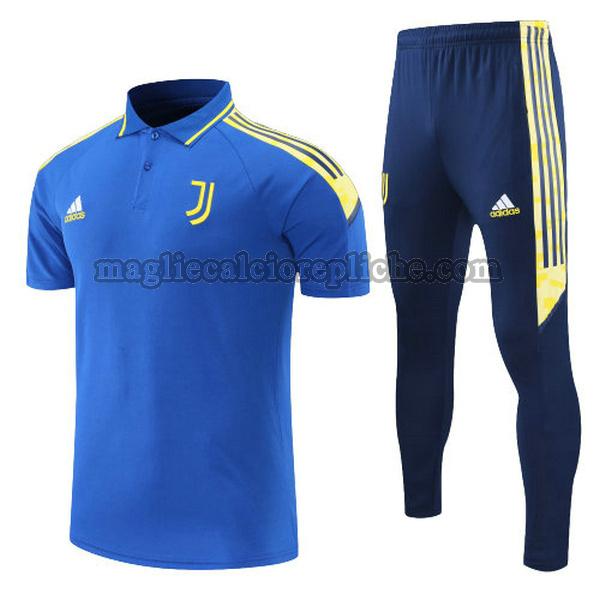 magliette polo calcio juventus 2022 completo blu