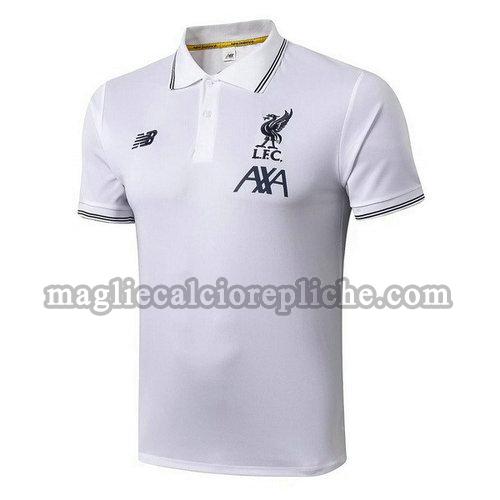 magliette polo calcio liverpool 2019-2020 bianco