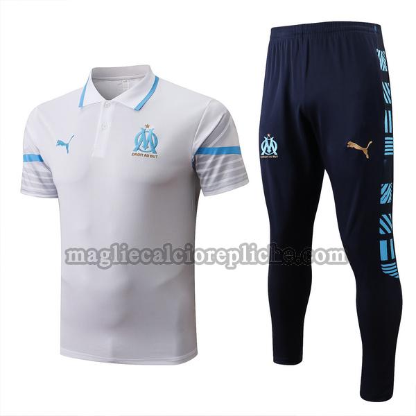 magliette polo calcio manchester city 2022 2023 completo bianco