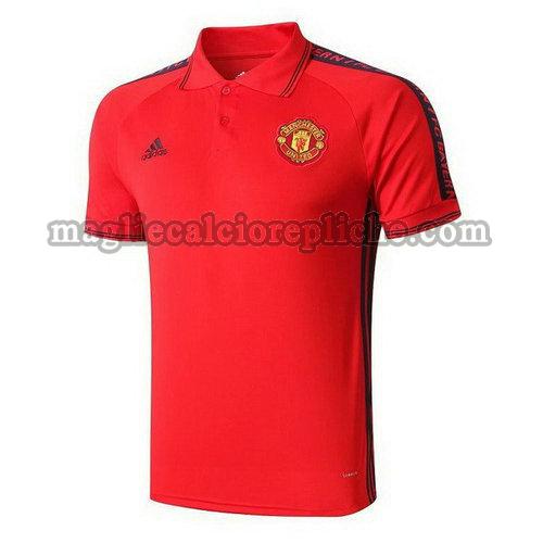 magliette polo calcio manchester united 2019-2020 giallo