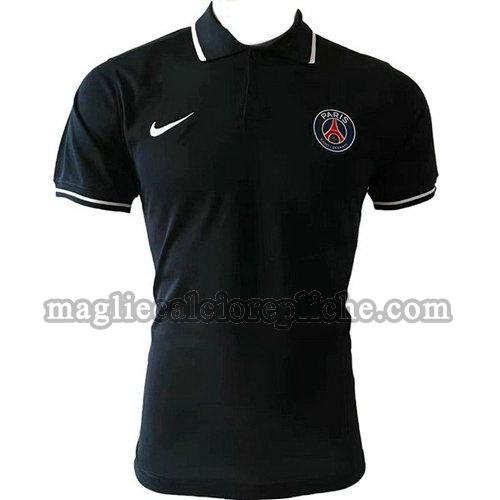 magliette polo calcio psg 2019 2020 nero bianco