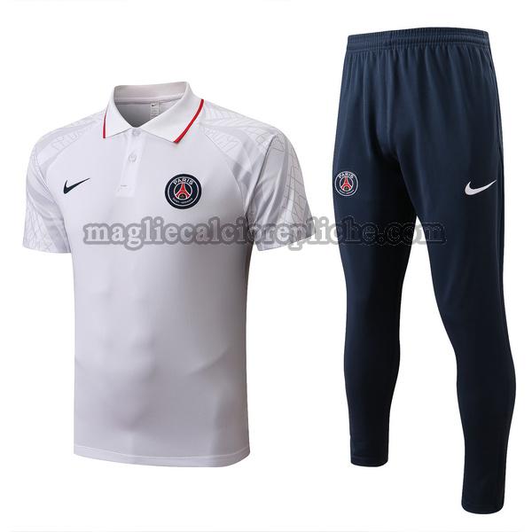 magliette polo calcio psg 2022 2023 completo bianco