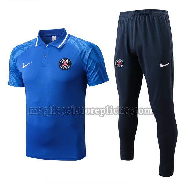 magliette polo calcio psg 2022 2023 completo blu
