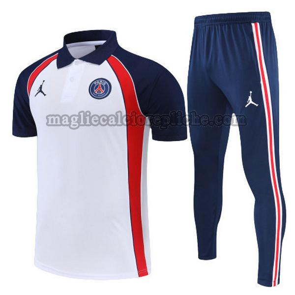 magliette polo calcio psg 2022 completo bianco