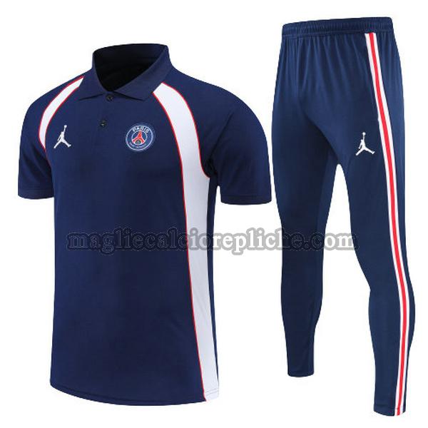 magliette polo calcio psg 2022 completo navy