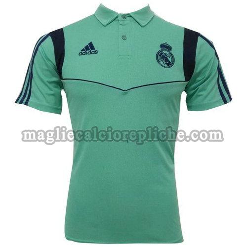 magliette polo calcio real madrid 2019-2020 verde