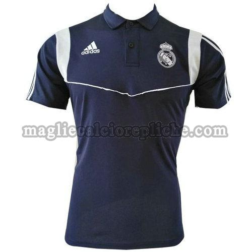 magliette polo calcio real madrid 2019 2020 blu marina