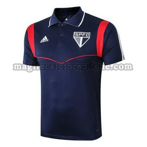 magliette polo calcio san paolo 2019-2020 blu rosso