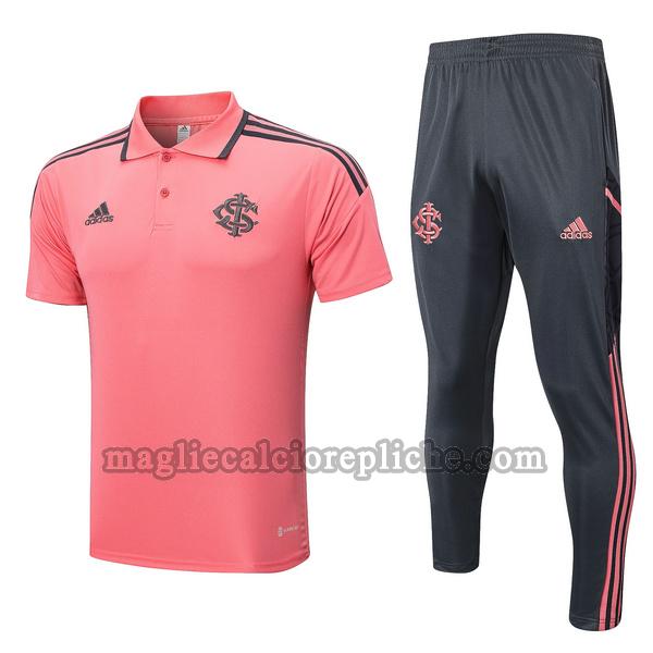 magliette polo calcio sc internacional 2022 2023 completo rosa