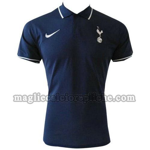 magliette polo calcio tottenham hotspur 2019-2020 blu marina