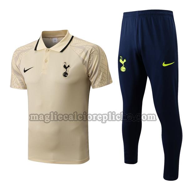 magliette polo calcio tottenham hotspur 2022 2023 completo giallo